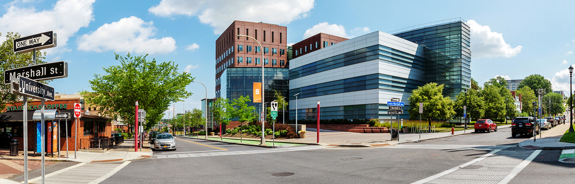 Whitman building at the intersection of Marshall and University streets