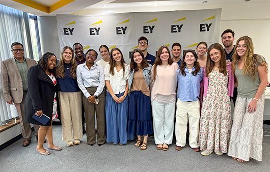 Kenya students visiting EY