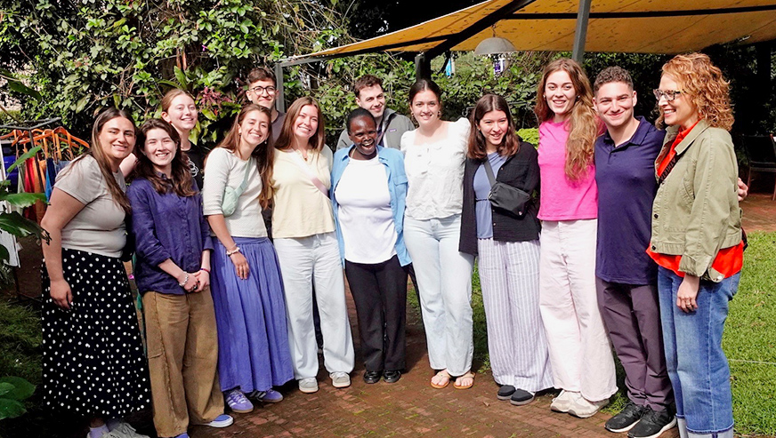 Kenya Team with Maggie in Amani Ya Juu Garden