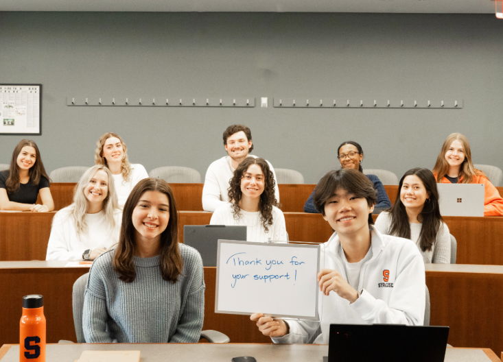 Advancement Student Thank You