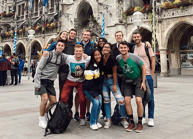 Students abroad in Barcelona