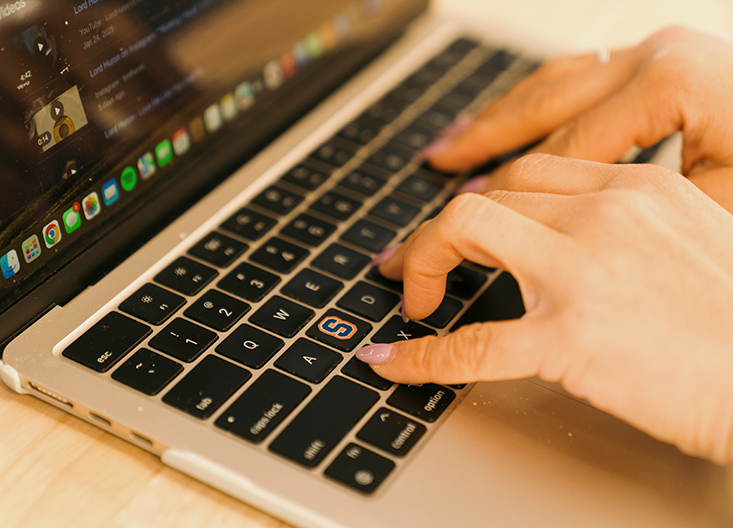 Hands on keyboard