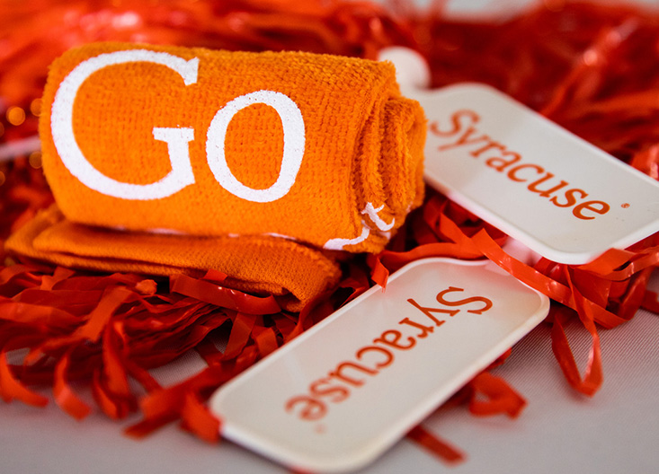 Syracuse promotional material for donors
