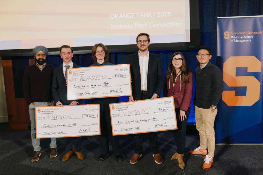 Orange Tank judges and winning pitching teams