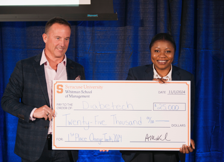 Tosin Grand Prize Check Tosin Alabi Grand Prize Check