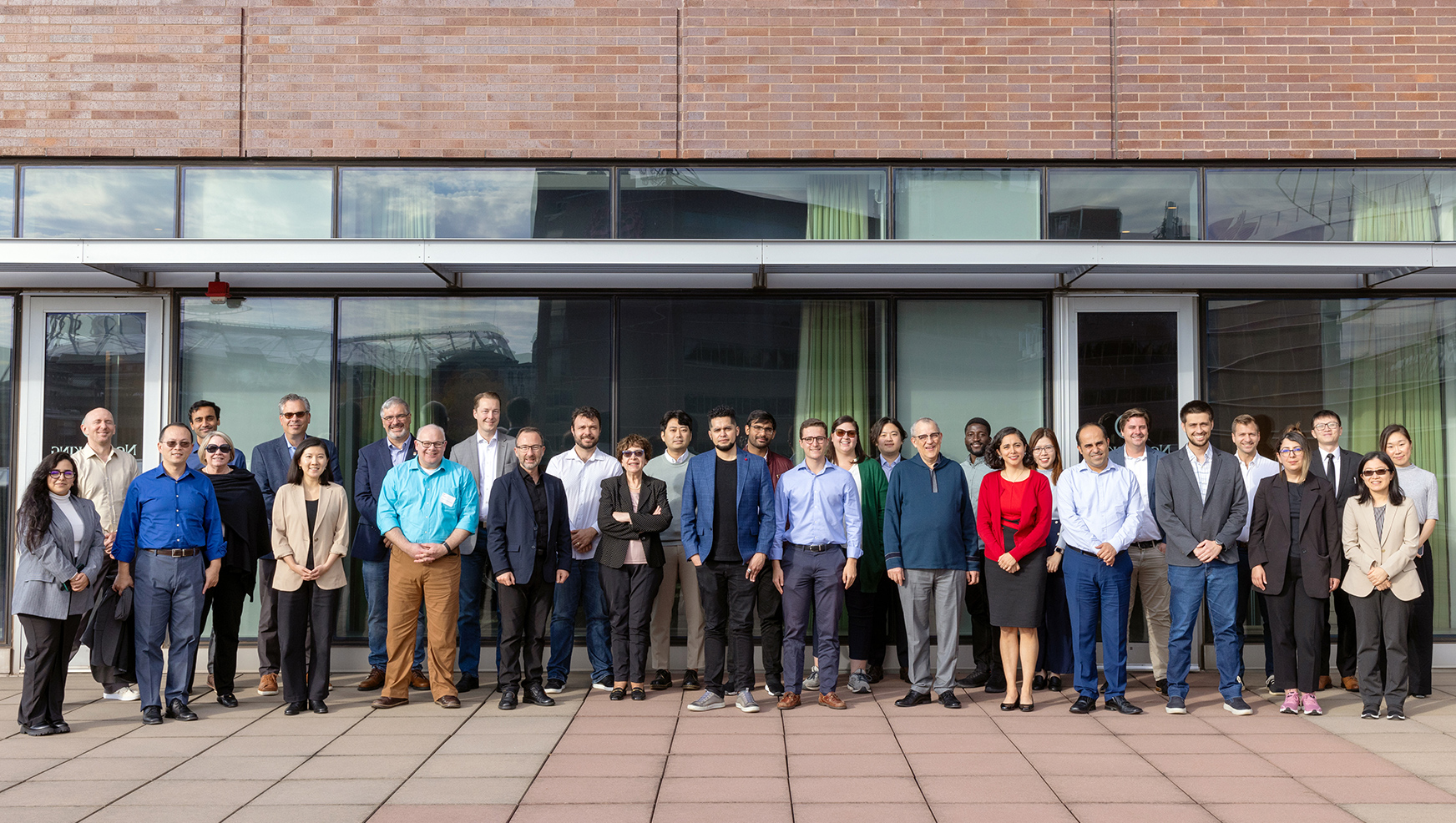 Participants from the IES workshop in October 2023 poses outside Whitman