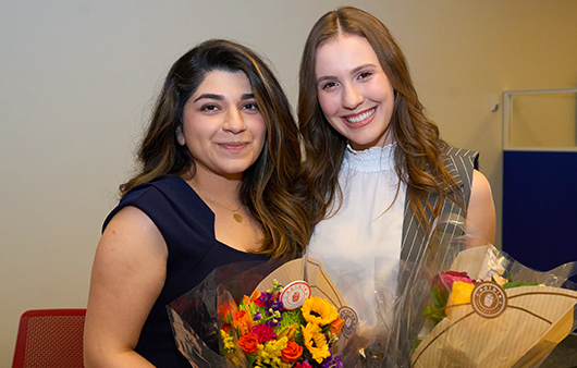 Negin Hosseini and Beatriz Bordignon Cypriano