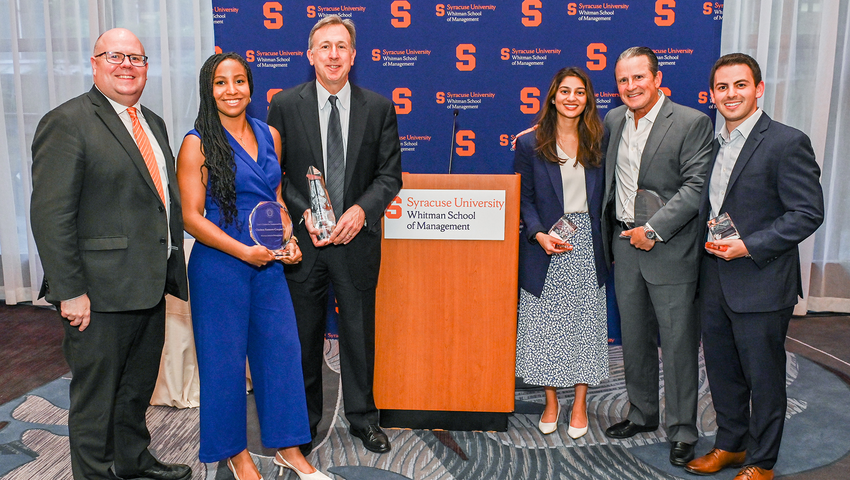 Alex McKelvie, Chelsea Ransom-Cooper, Ken Pontarelli, Amritha Mainthia, Jeff Schoer and Logan Margolis