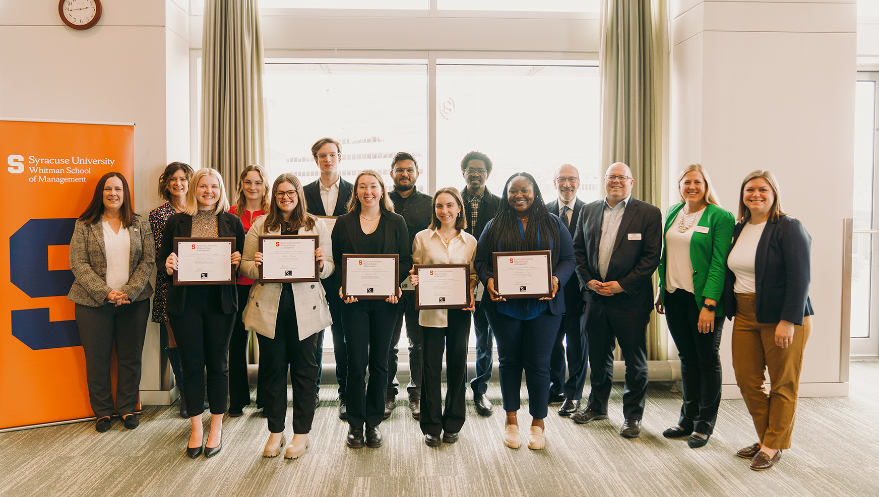 Inaugural Panasci Local Leadership participants pose with David Panasci and Whitman staff members