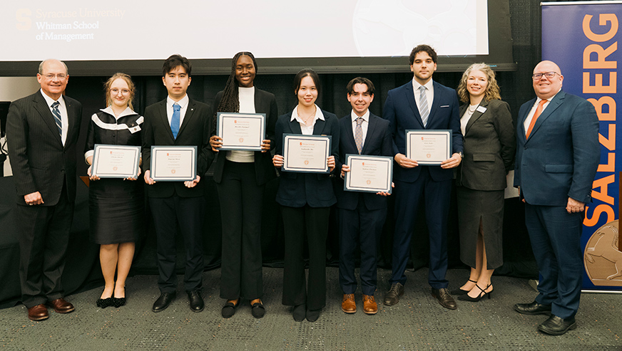 Gary La Point, Odette Sherk, Dapeng Shen, Deedra Samuel, Gabrielle Ho, Sutton Thomas, Eric Zaks and Alex McKelvie