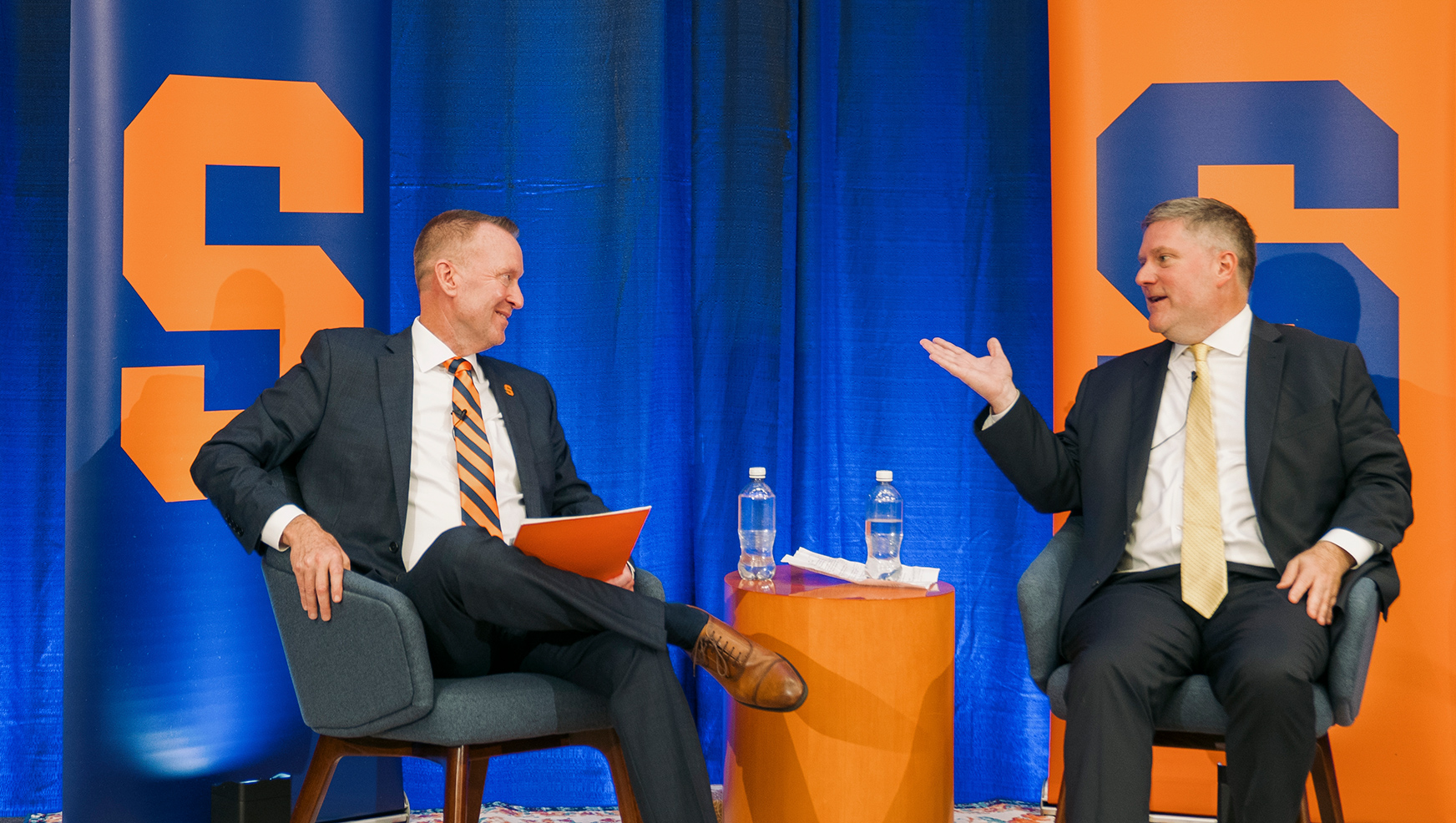 Vice Chancellor Haynie with Scott Blackburn