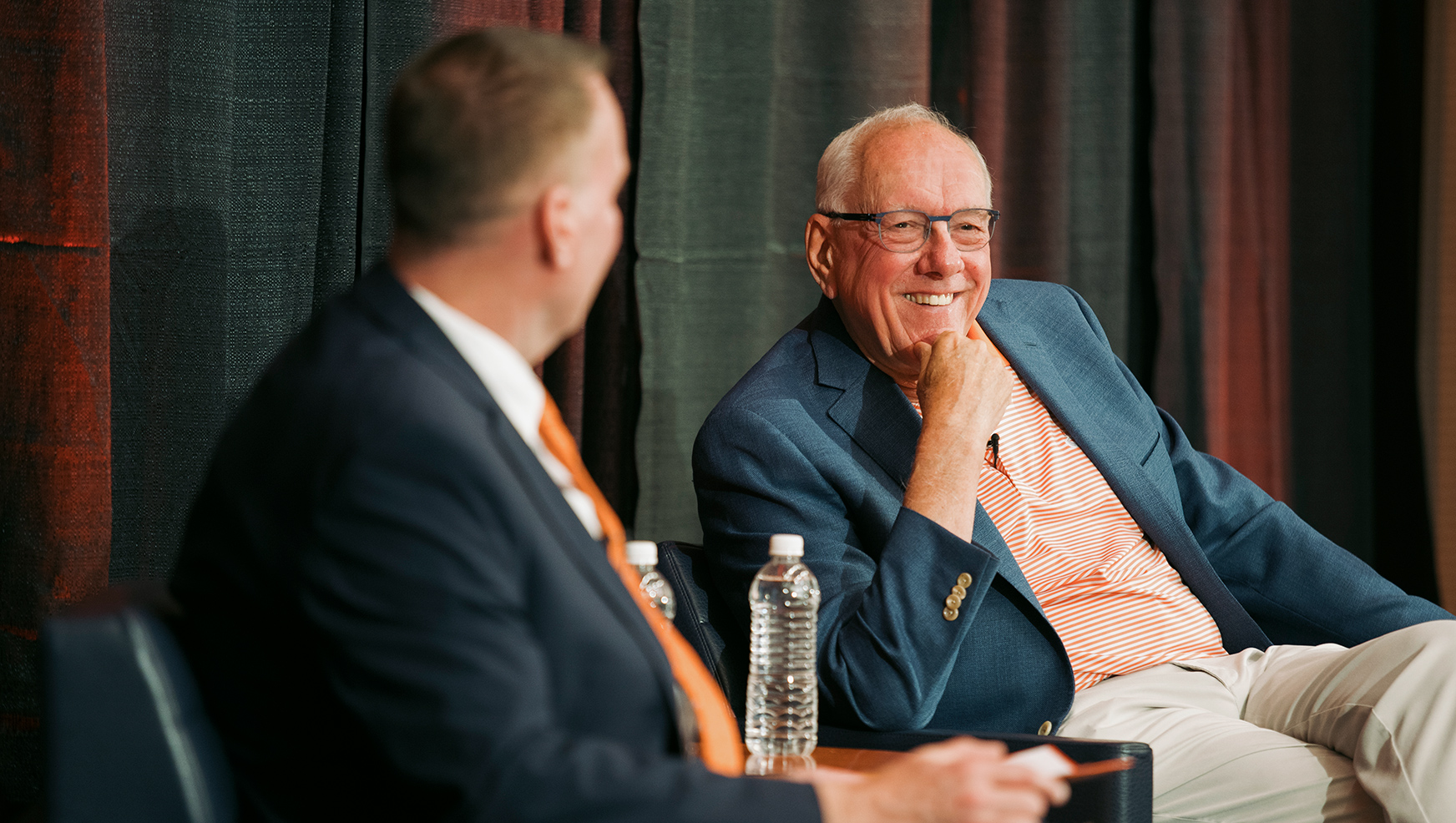 Mike Haynie and Jim Boeheim