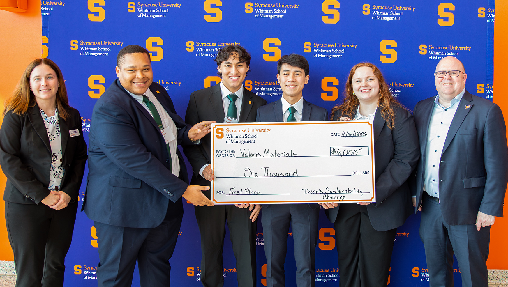 Dean’s challenge 2026 winning team