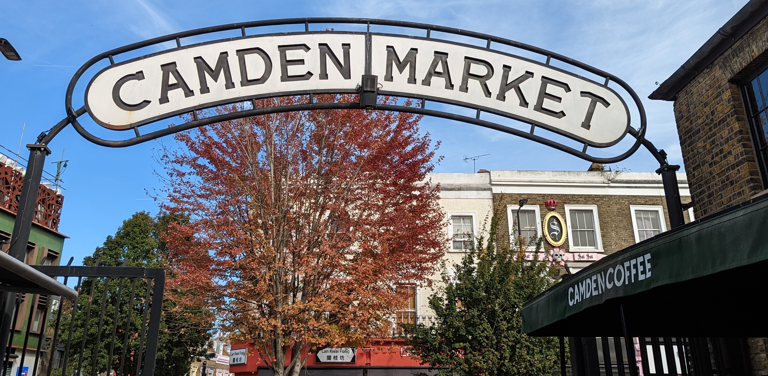 Sign at Camden Markets