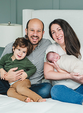 Chad Bender and family