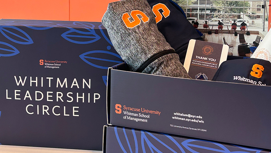 Whitman Leadership Circle gift box