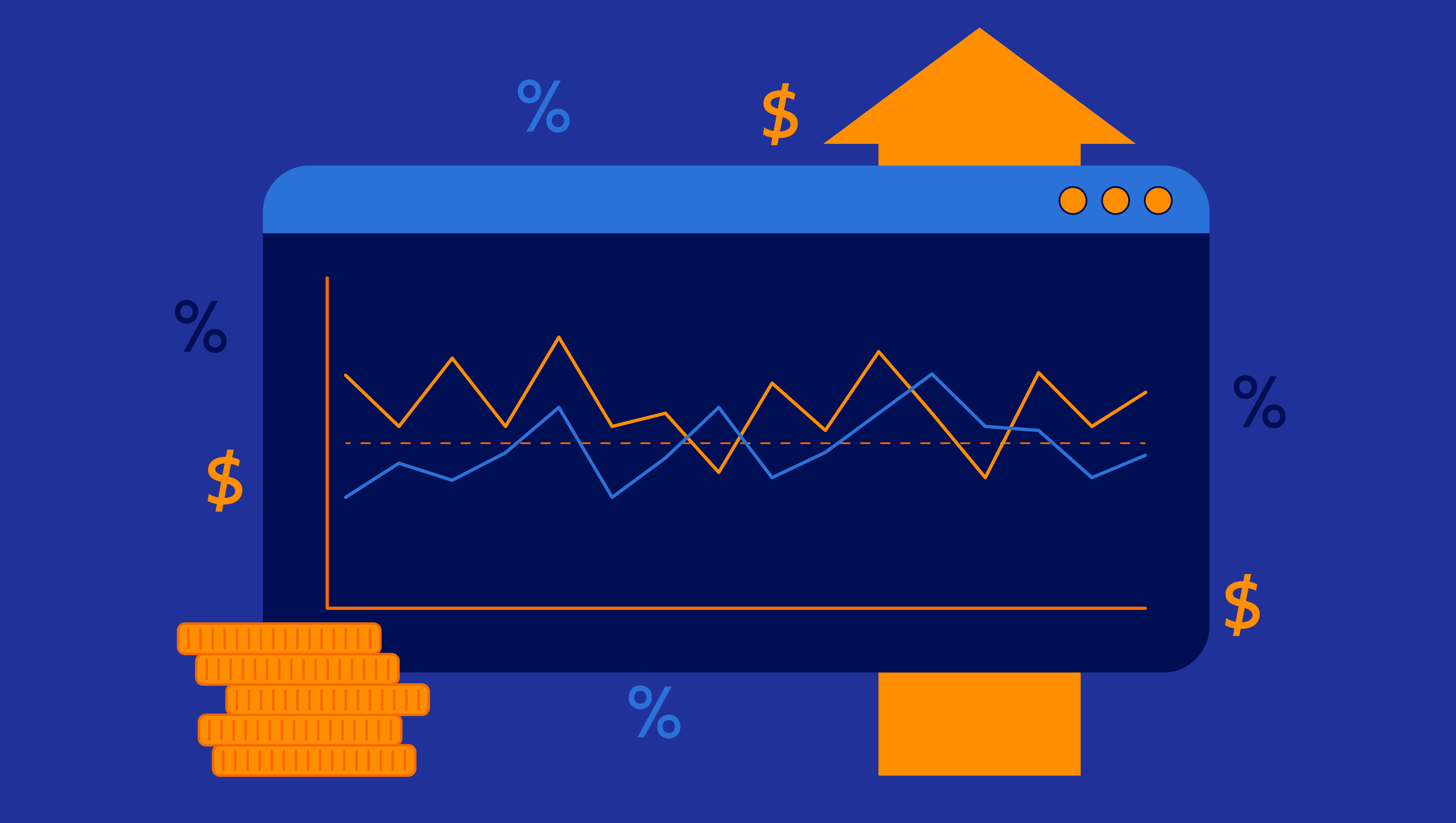 Illustration for aggregate market return