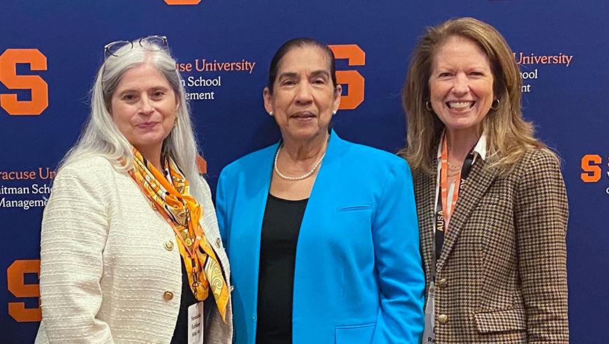 Kathleen Miller, Irma Finocchiaro and Diane Randon during the DCP reunion