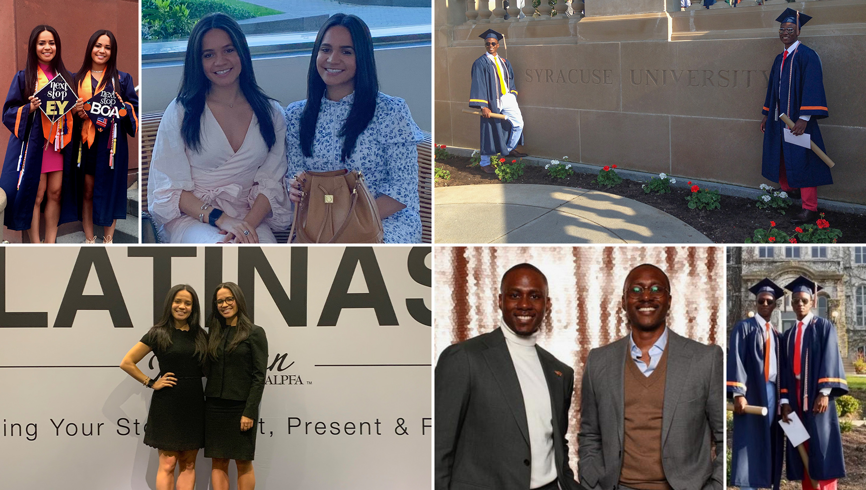 Katherine and Natasha Caminero, and Ben and Essoka Modi