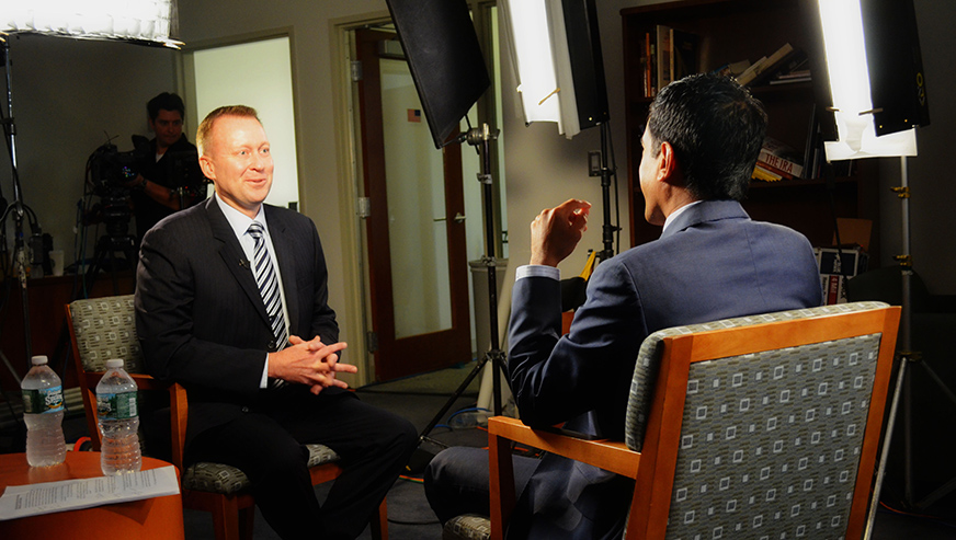 Mike Haynie interviewed by Sanjay Gupta